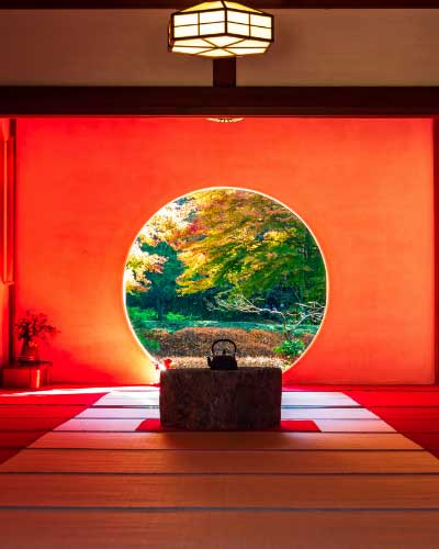 京都の寺院と紅葉